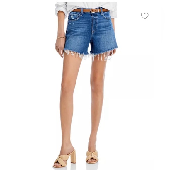 Paige Cut-Off Denim Shorts - Picture 1 of 8